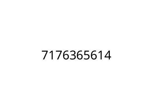7176365614