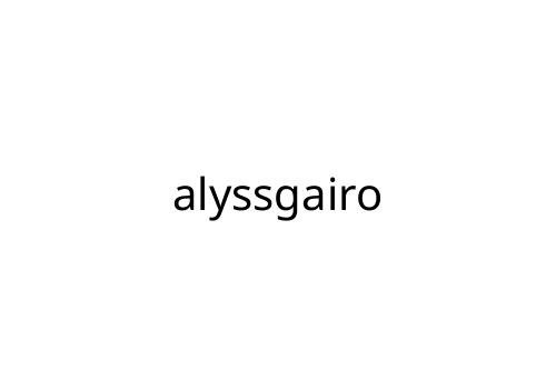 alyssgairo