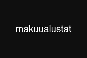 makuualustat