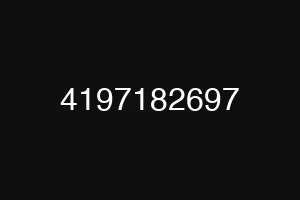 4197182697