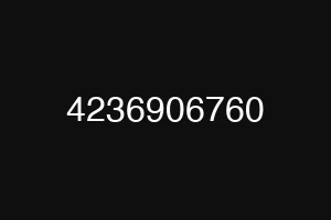 4236906760