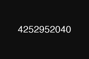 4252952040