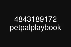 4843189172 petpalplaybook