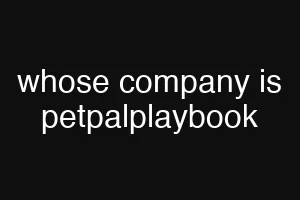 whose company is petpalplaybook